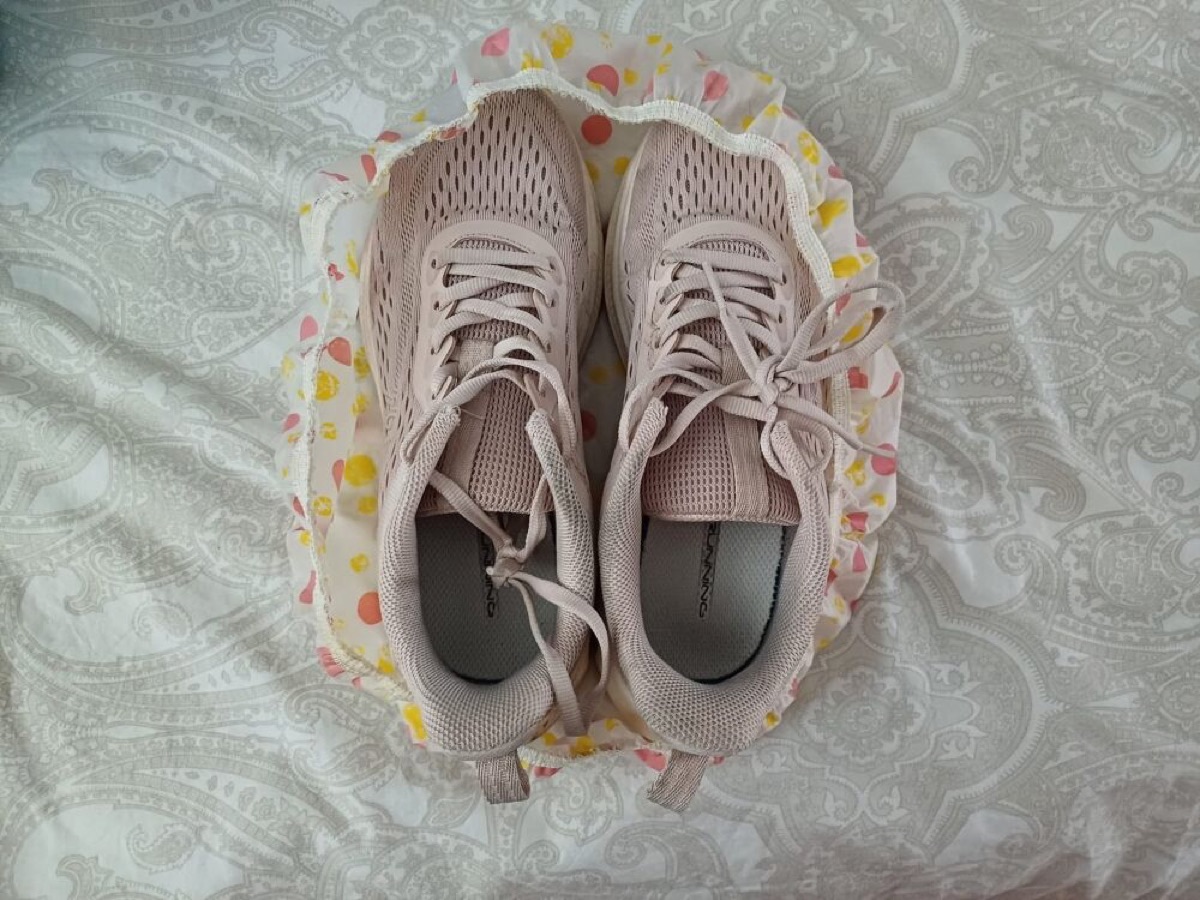 Shower caps keep dirt from your shoes off your clothes—simple, affordable, and effective!